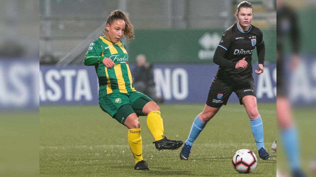 voetbal Sharona Tieleman ADO Den Haag