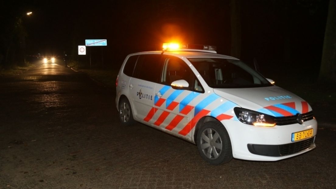 Politie 's avonds in Souburg
