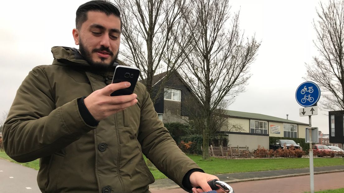 'Appverbod op de fiets? Ik app altijd tijdens het fietsen!'