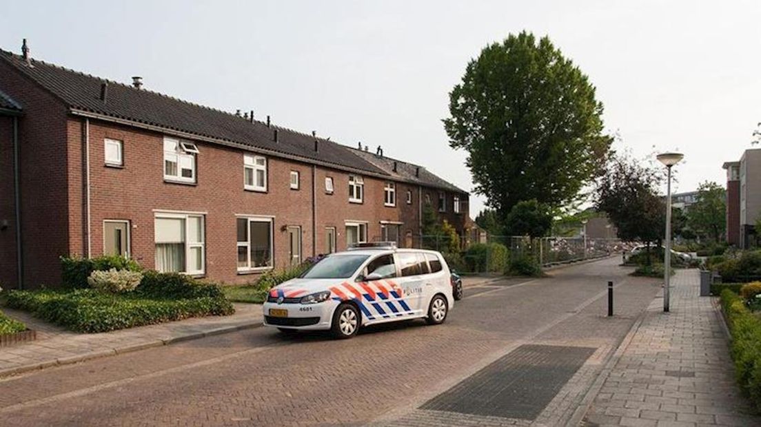 Het huis van het gezin in Haaksbergen
