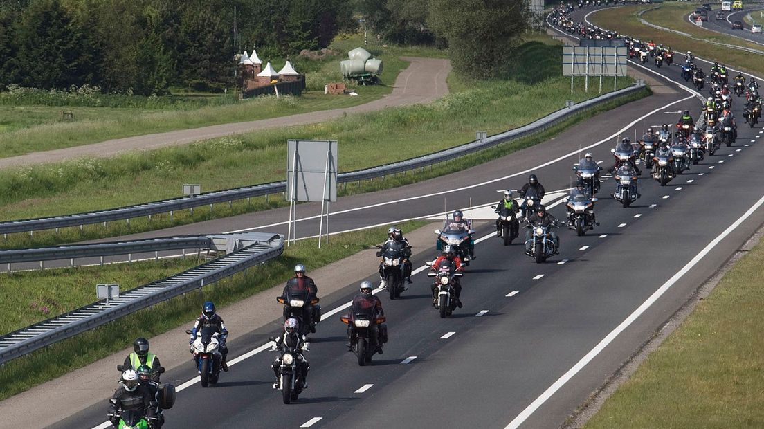 Drukte op de snelweg