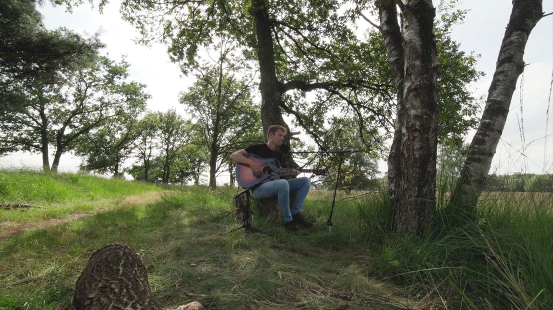 Rick Hilberts op het Hijkerveld