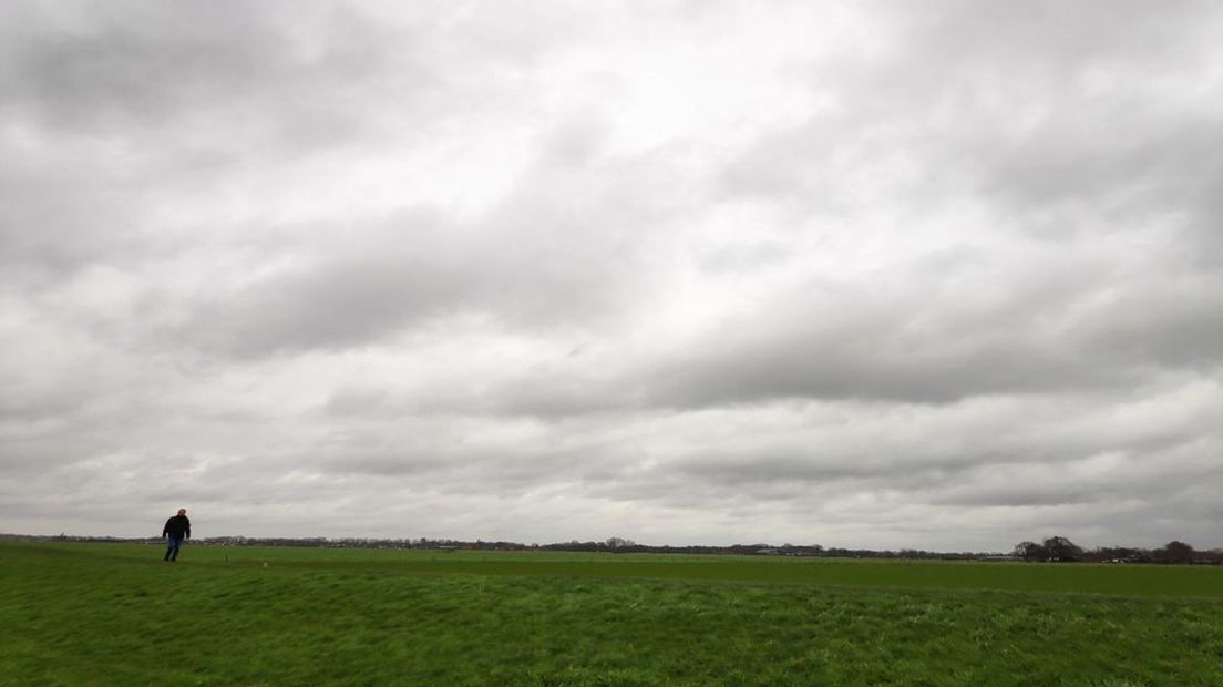 Langs het Veluwemeer