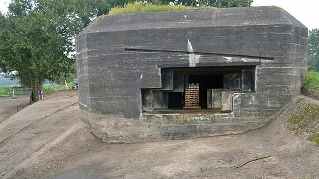 Een van de bunkers in Leusden