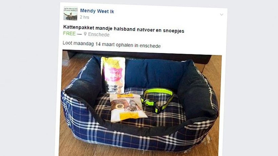 Facebook-pagina voor huisdieren van minima