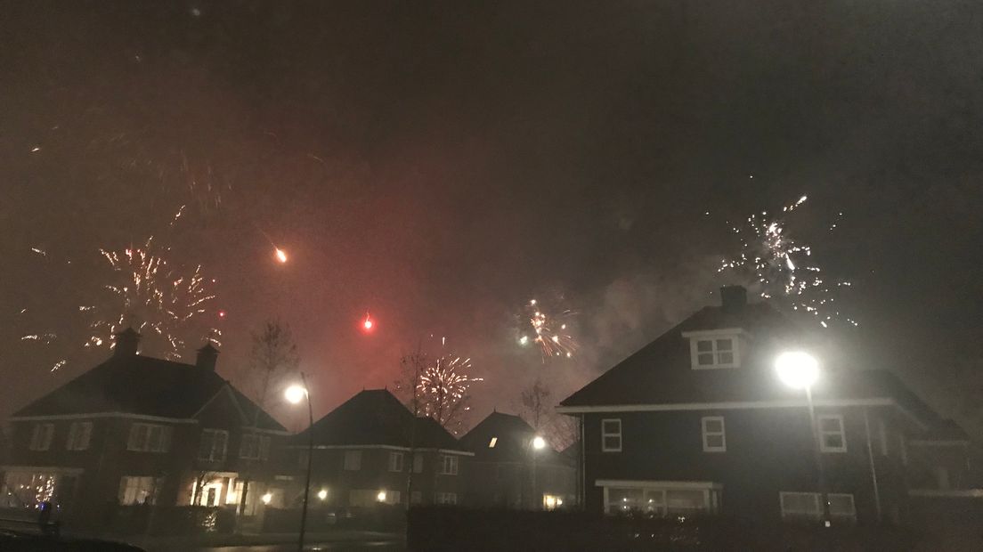 Vuurwerk in Leusden.