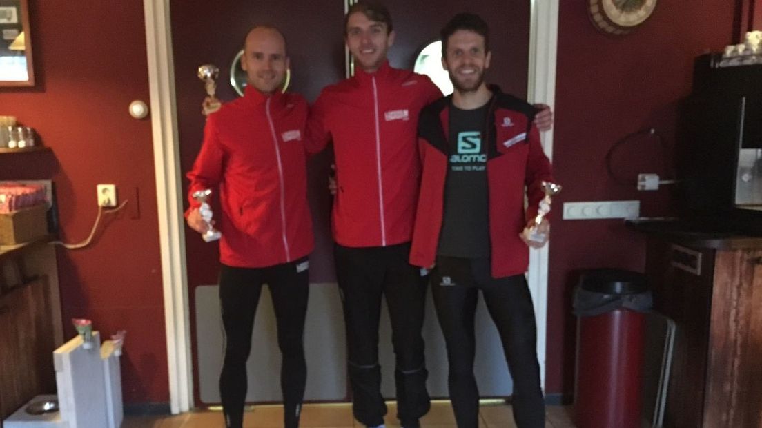 De eerste drie mannen bij Zwaarste 10