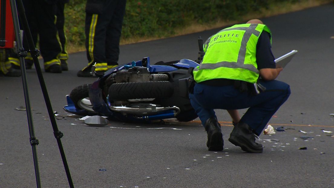 Scootterrijder overlijdt na ongeval