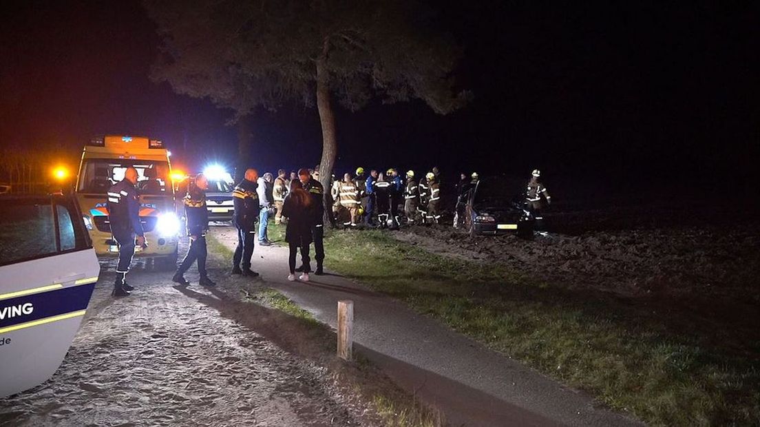 Hulpverleners gingen na de melding massaal ter plaatse