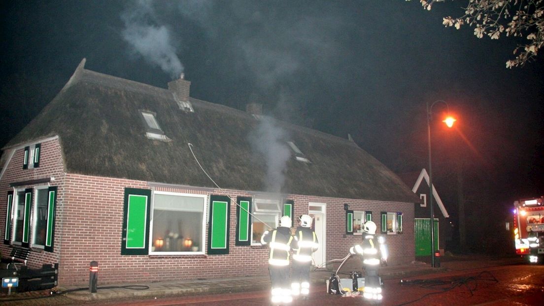 brand in Rouveen