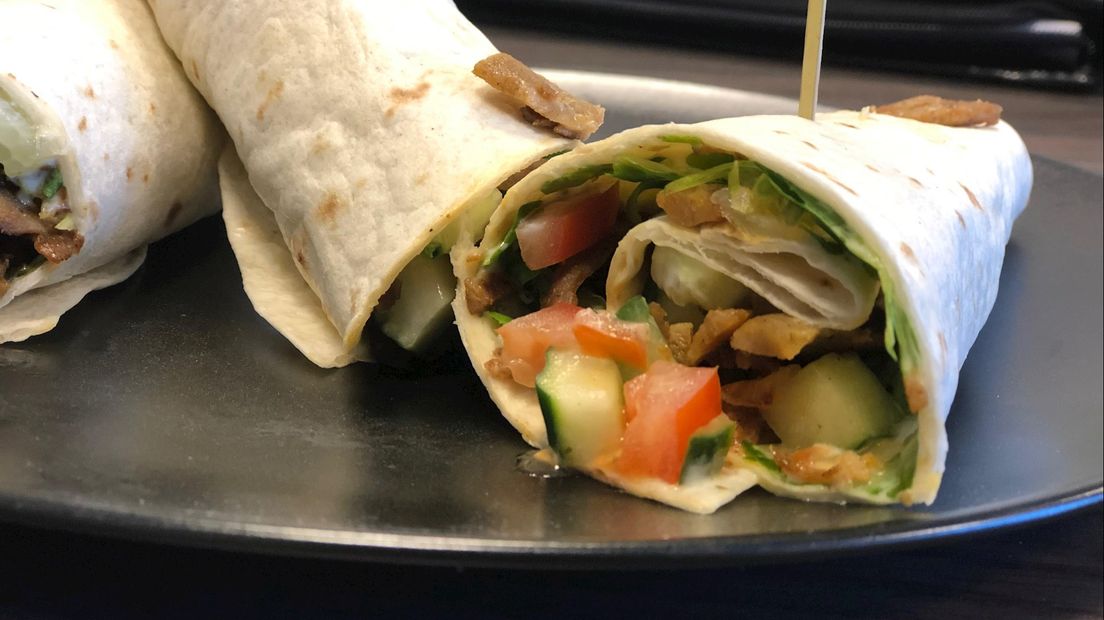 Wraps met vegetarische shoarma