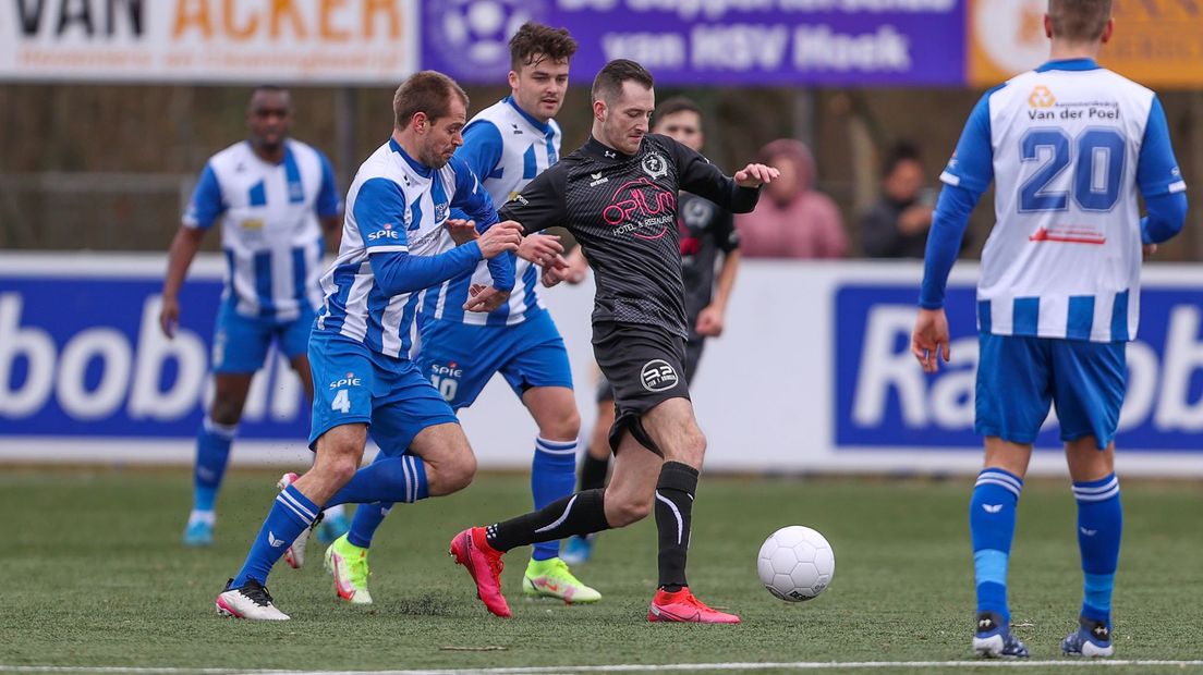 voetbal Hoek GOES Gianni Tiebosch Rik Impens Istvan Bakx