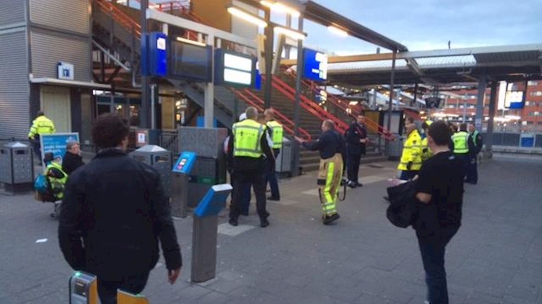Veel politie op Station Zwolle