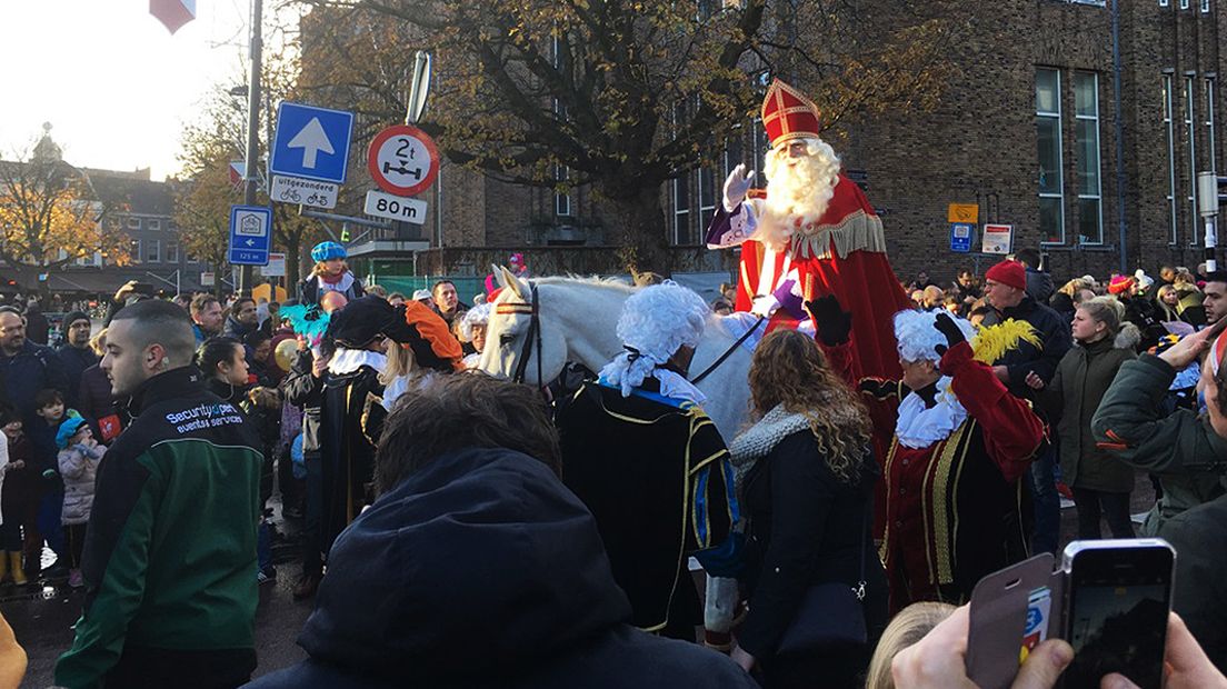 Sinterklaas op Amerigo bij de intocht in Utrecht van vorig jaar.