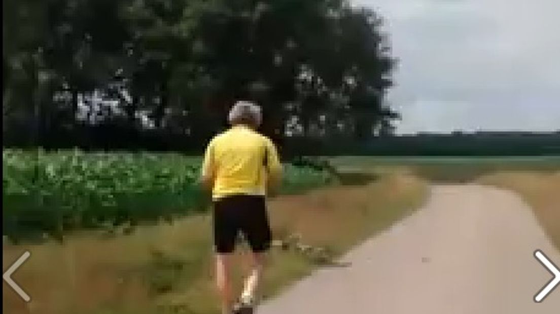 Een screenshot uit het filmpje dat op Facebook is geplaatst
