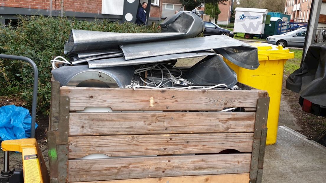 De ontruiming aan de Grote Beerstraat in Hengelo