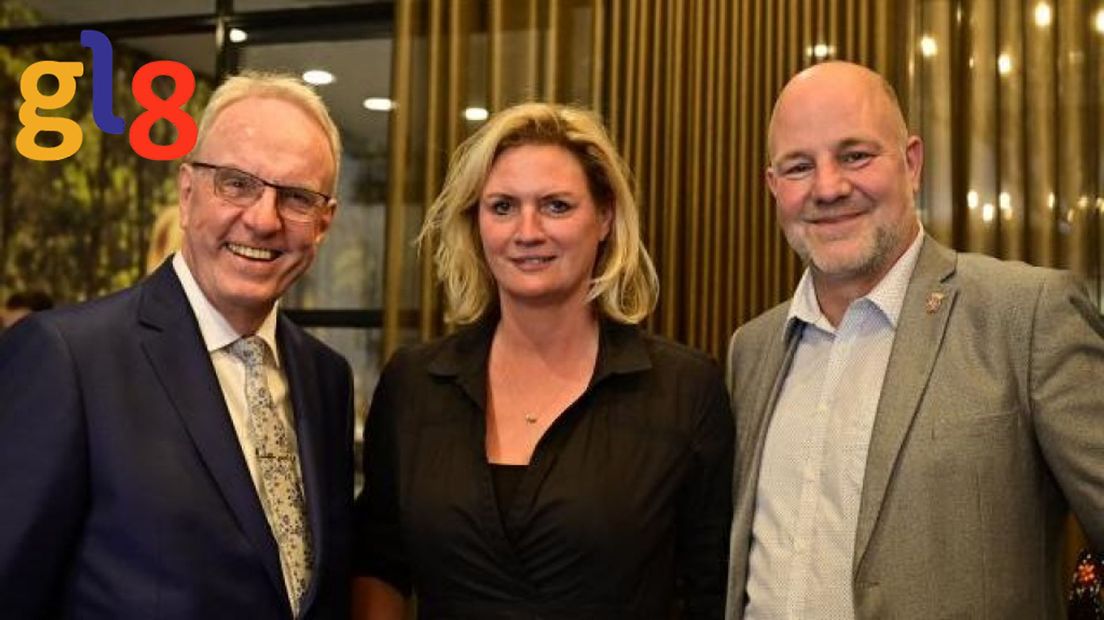 Oud-wethouders: Geertjan Wienhoven, Karin Peters en Pepijn Baneke