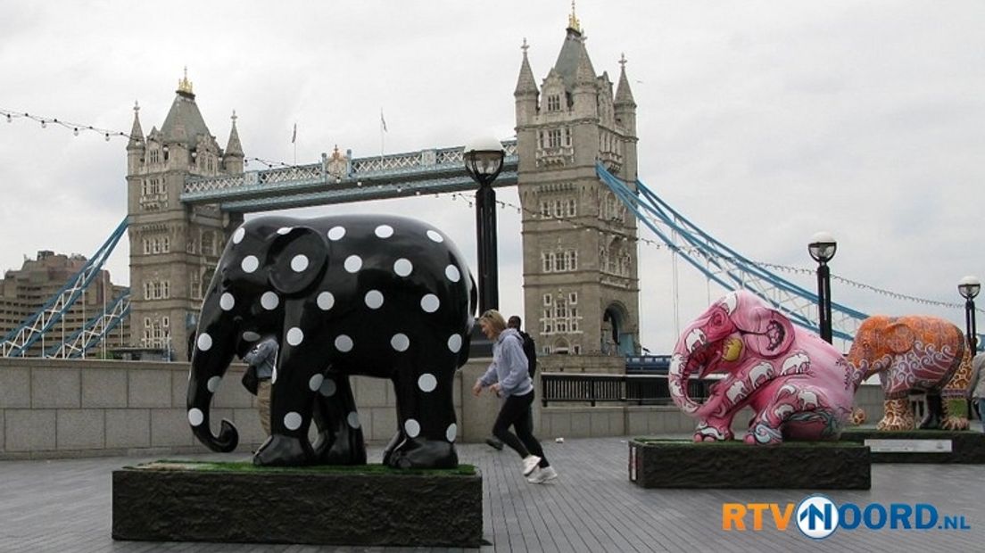de Elephant Parade in London