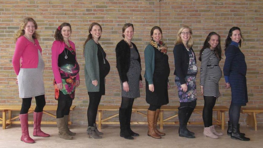 Acht juffen tegelijk zwanger op school in Rijssen