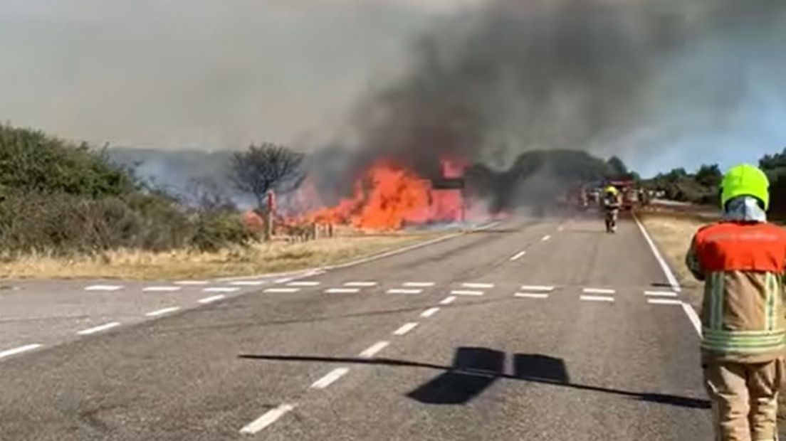 Brand Brouwersdam