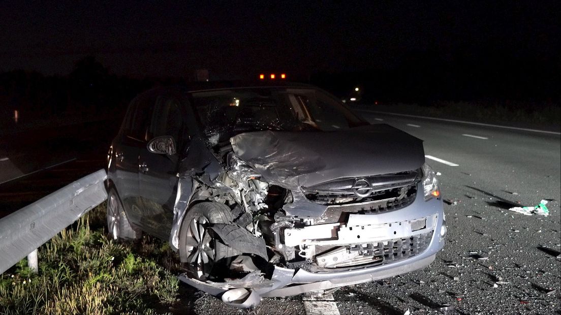 A28 Rouveen Staphorst afgesloten geweest na ongeluk