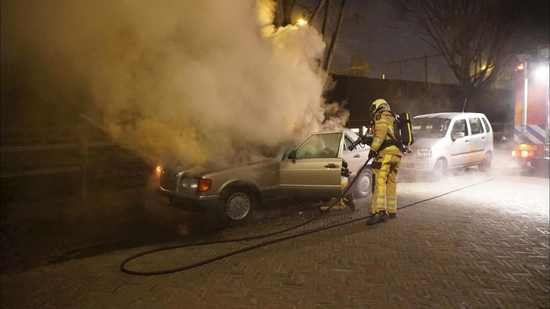 Autobrand in Deventer