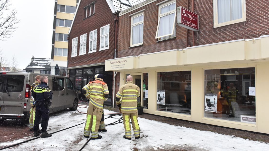 Ook de brandweer uit Utrecht en Bilthoven kwam op de melding af.