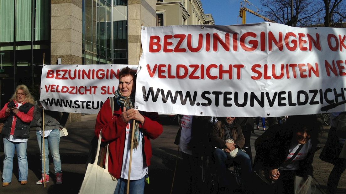 Protest bij Veldzicht