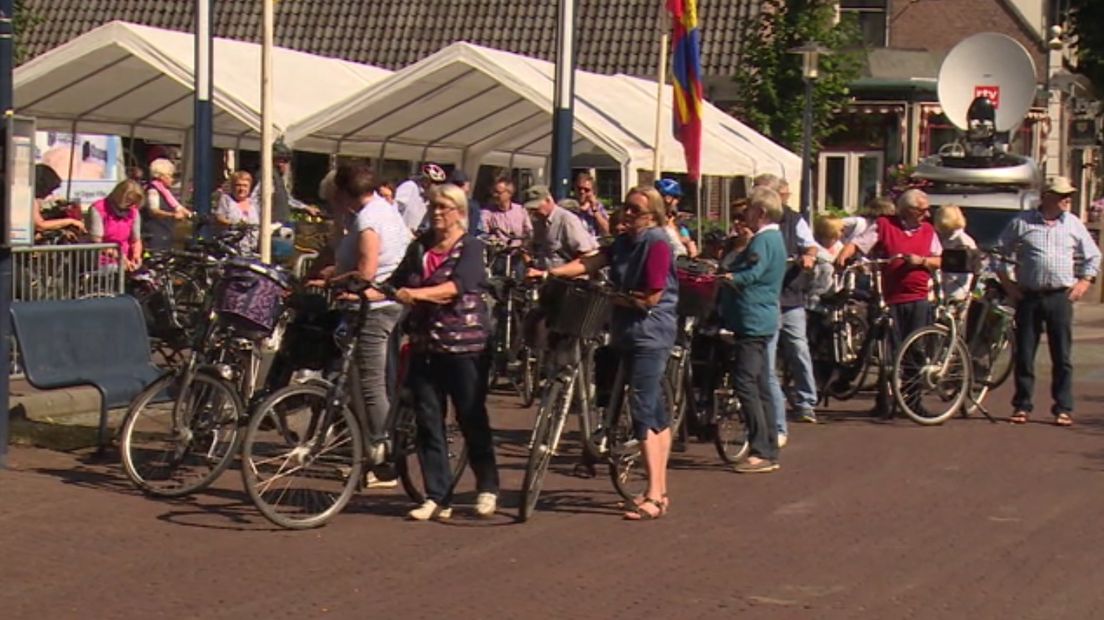 Fiets4daagse start op normale tijd (Rechten:RTV Drenthe)