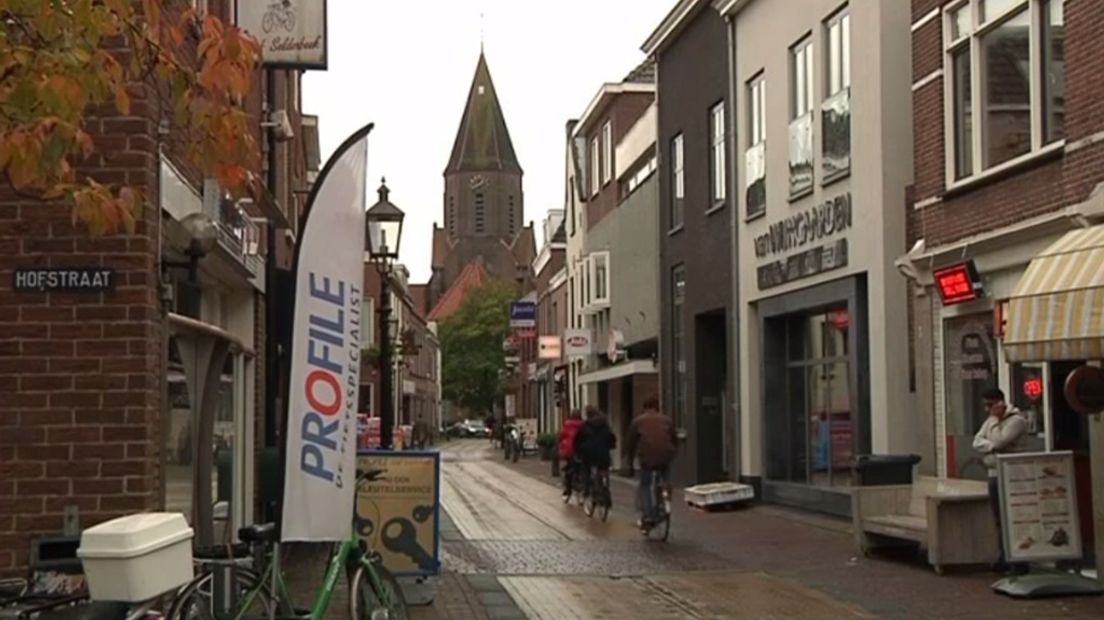 De binnenstad van Montfoort.