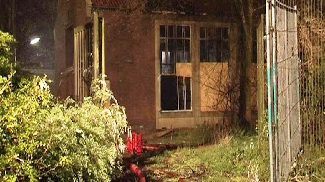 Brand in schoolgebouw