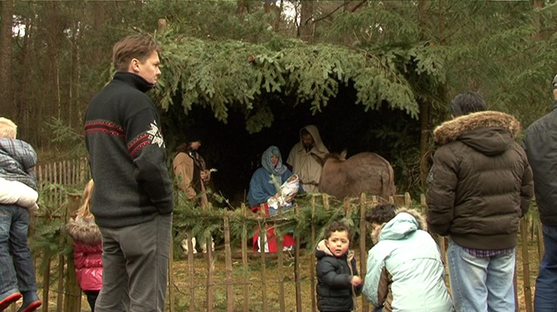 Horen diren thuis in een levende kerststal, vraag Houten zich af.