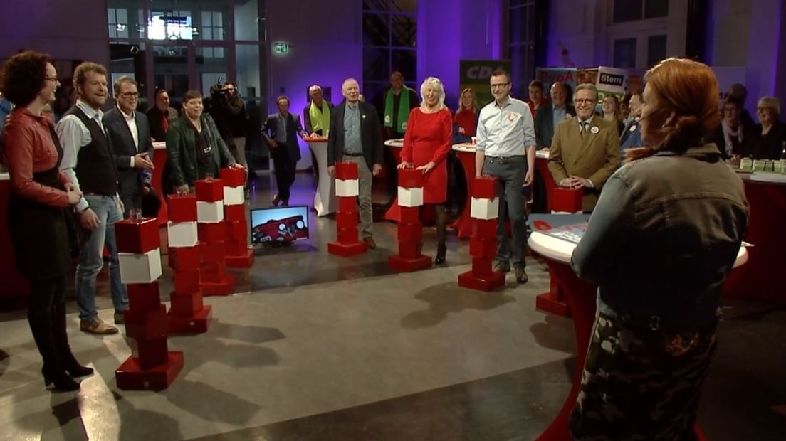 De lijsttrekkers van Assen zijn erg verdeeld over het FOC (Rechten: RTV Drenthe)
