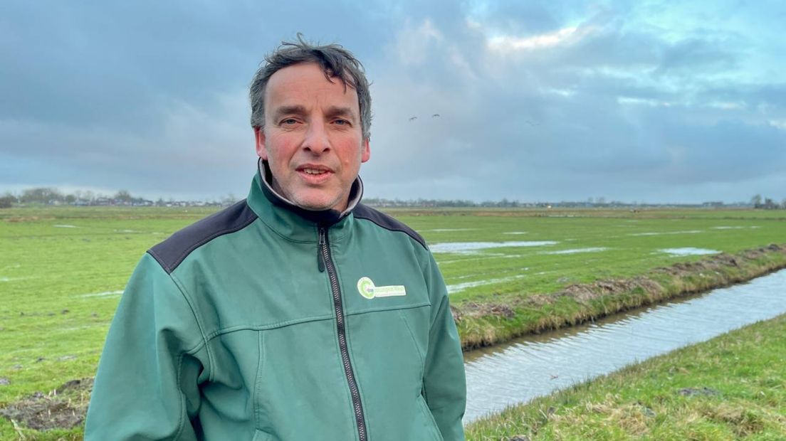 Jaap van Gorkum in het poldergebied