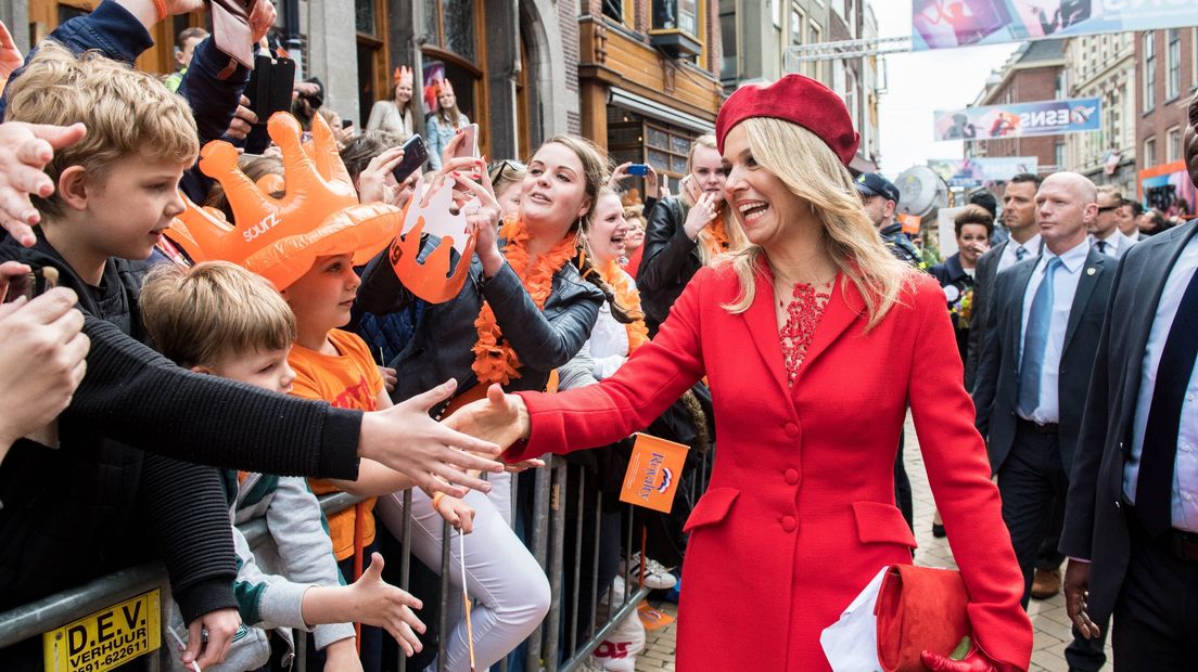 Koningin Máxima op bezoek in Groningen op Koningsdag 2018