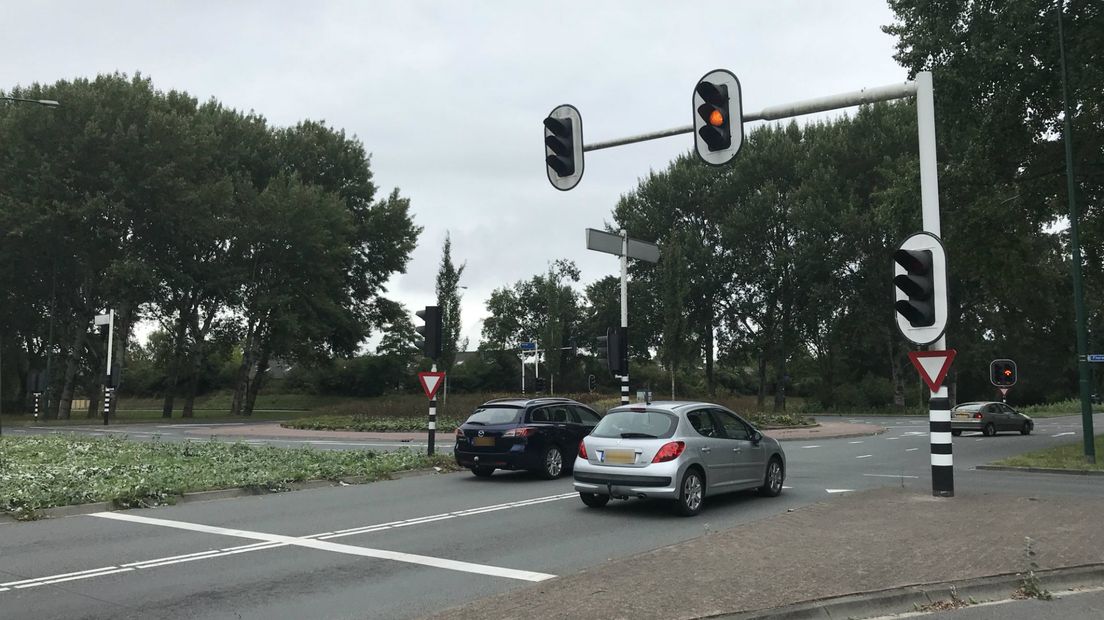 De verkeerslichten deden het gedurende het hele weekend niet.