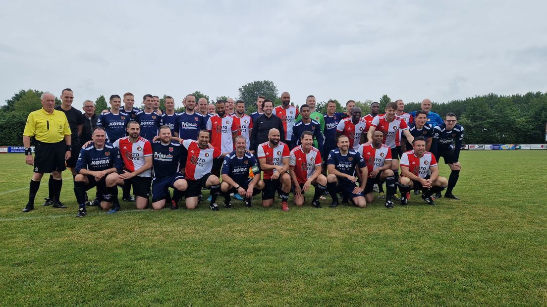 De selecties van Yerseke en Oud Feyenoord