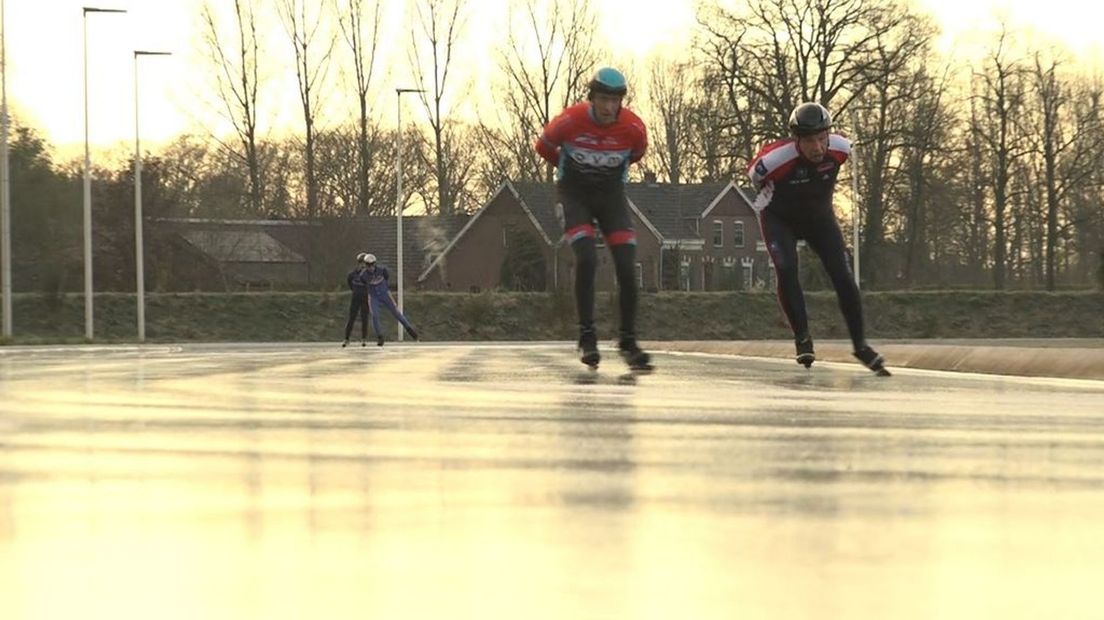 De schaatsbaan in Winterswijk