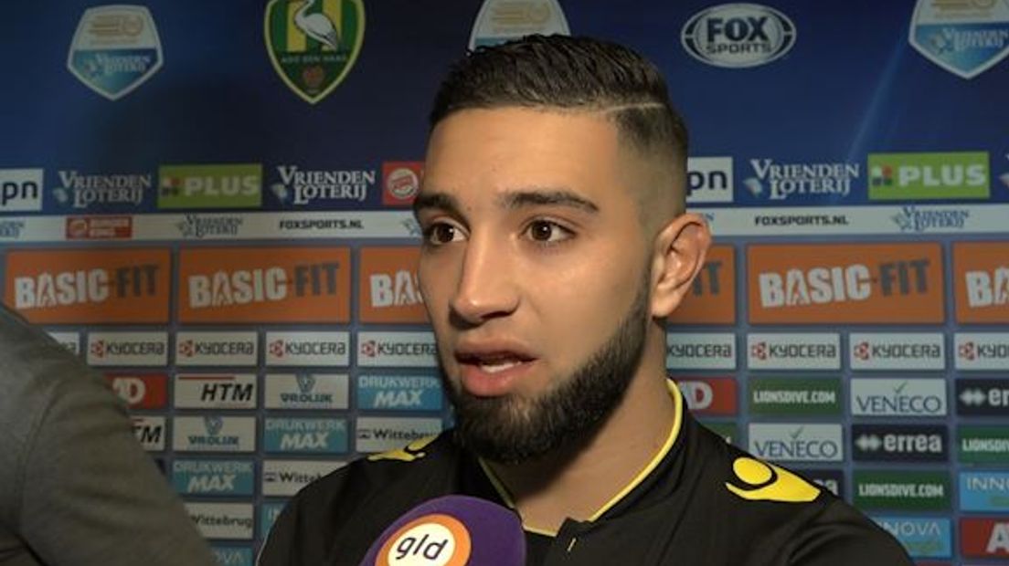 Adnane Tighadouini hielp Vitesse vrijdag op weg naar een zege bij ADO Den Haag. De aanvaller maakte een prima goal, waardoor de ban gebroken werd.