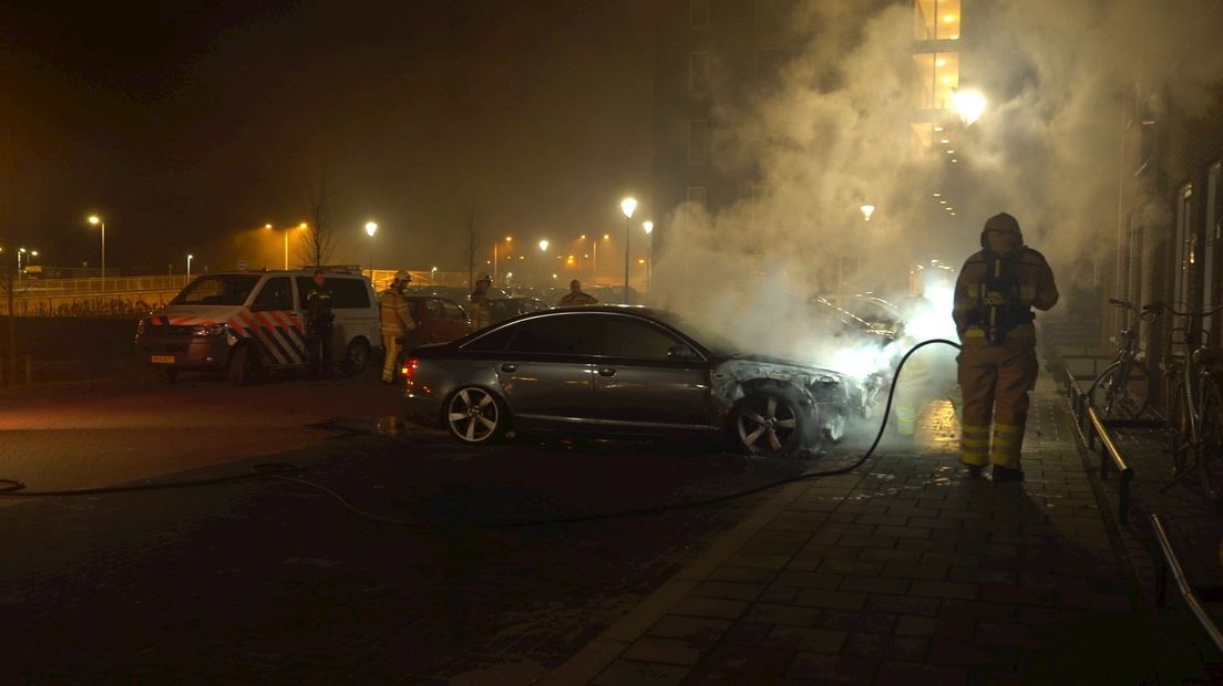 Autobrand in Deventer