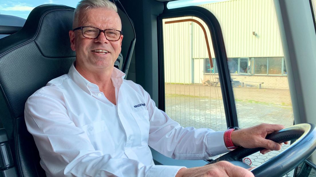 Een stralende Frits Rorink