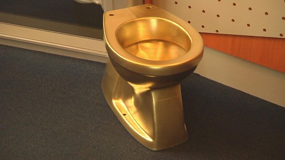 De gouden SP-WC pot