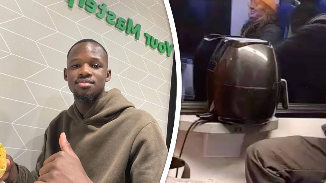 This is the man (23) who made cheese soufflé with an airfryer on the train: ‘I want to fight inflation’