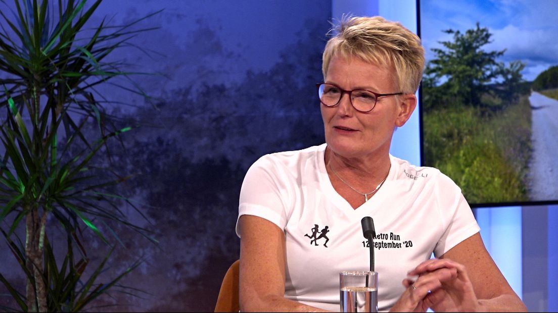 Ultraloper Ina Oortwijn aan tafel bij Noord Vandaag