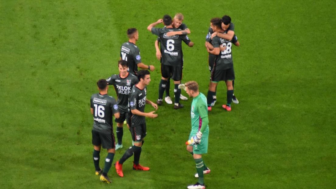De spelers van NEC