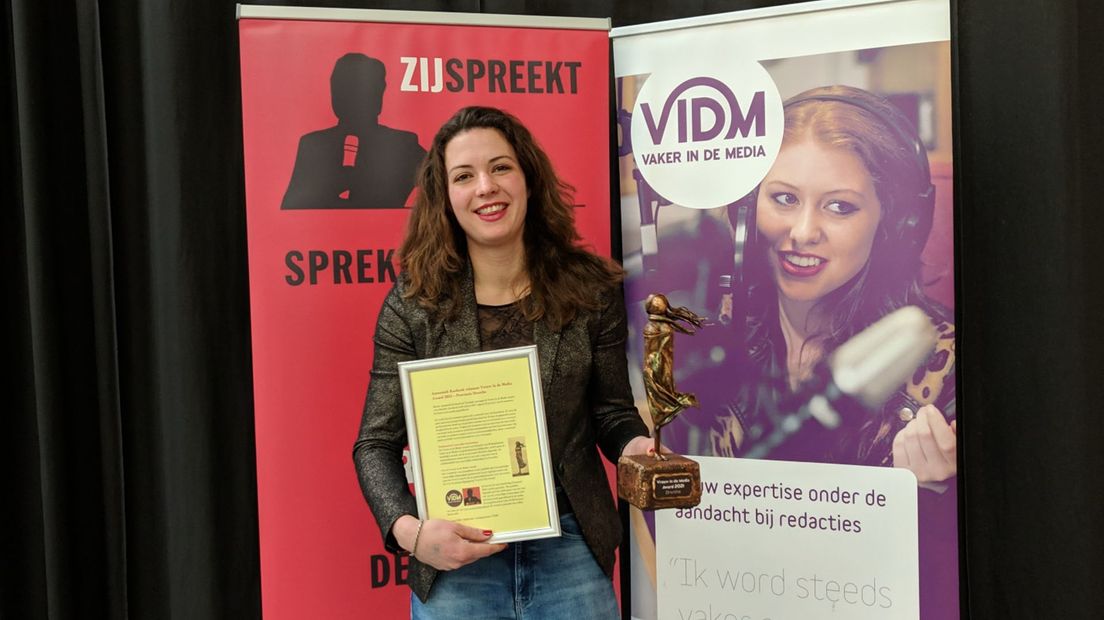 Boerin Annemiek Koekoek wint Vrouw in de Media Award 2021 Drenthe - RTV Drenthe
