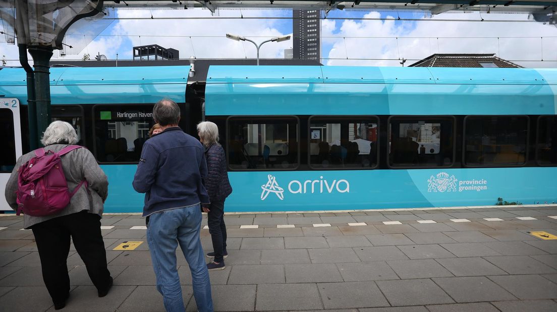 Public transport strike again today, but trains Arriva do run here