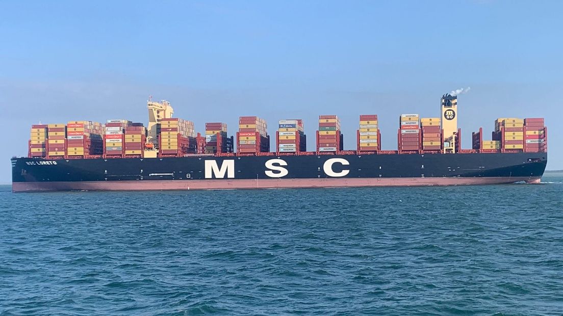 Ko van den Bosse zat op de ferry tussen Breskens en Vlissingen toen het schip voorbij kwam