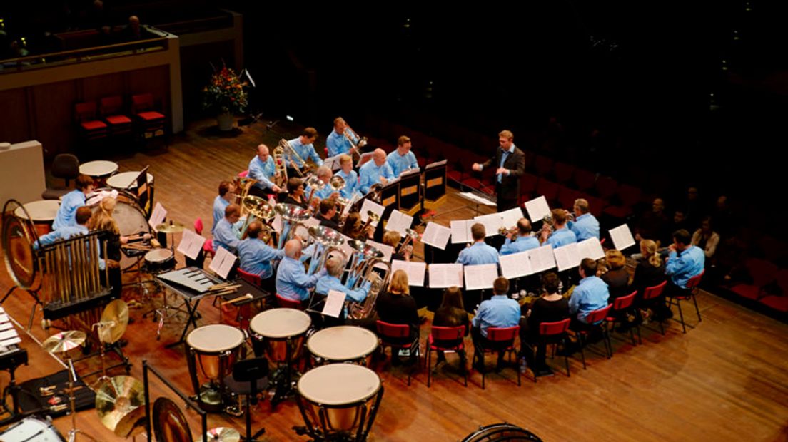 De brassband Breukelen strijdt in 2015 in TivoliVredenburg.