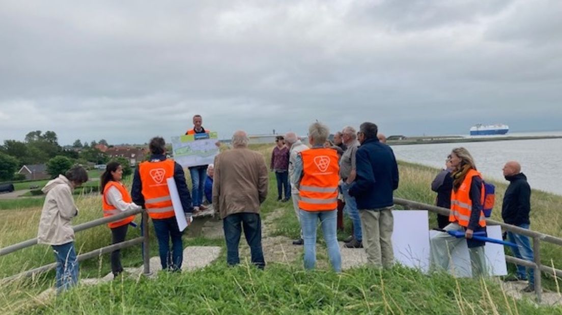 Excursies voor bewoners over dijkversterking Hansweert - Omroep Zeeland